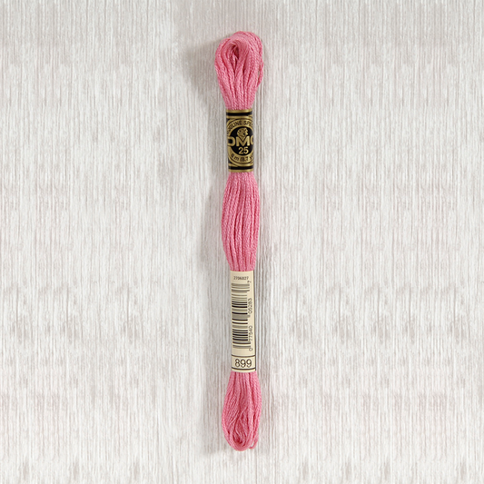 DMC 899 Medium Rose 6 Strand Embroidery Floss