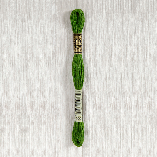 DMC 905 Dark Parrot Green 6 Strand Embroidery Floss