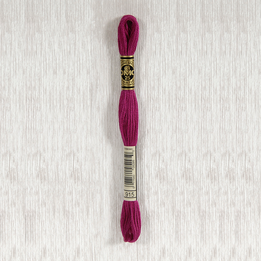 DMC 915 Dark Plum 6 Strand Embroidery Floss