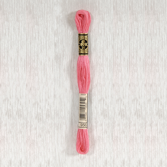 DMC 956 Geranium 6 Strand Embroidery Floss