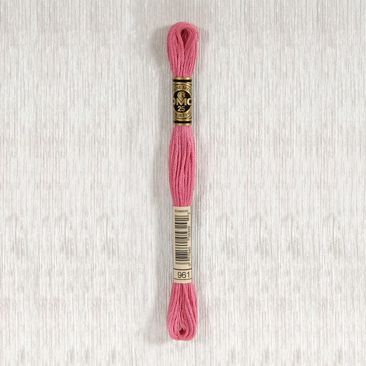 DMC 961 Dark Dusty Rose 6 Strand Embroidery Floss