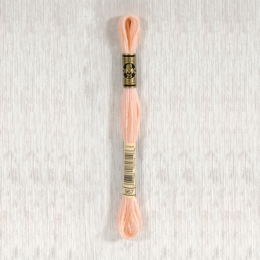 DMC 967 Very Light Apricot 6 Strand Embroidery Floss