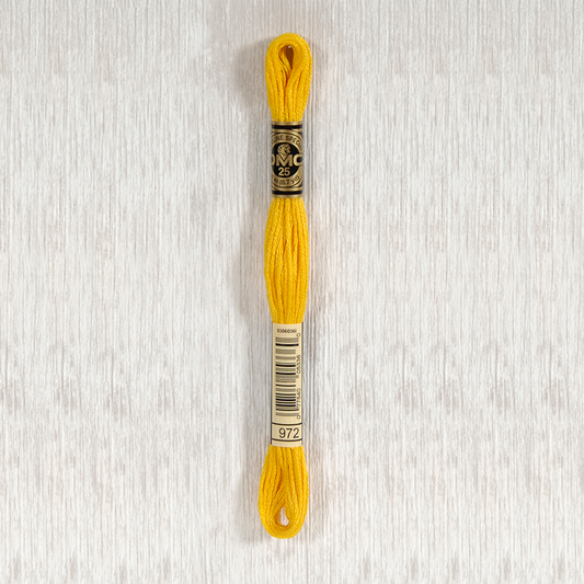 DMC 972 Deep Canary 6 Strand Embroidery Floss