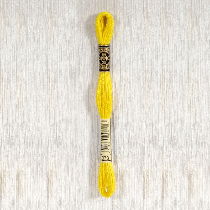 DMC 973 Bright Canary 6 Strand Embroidery Floss