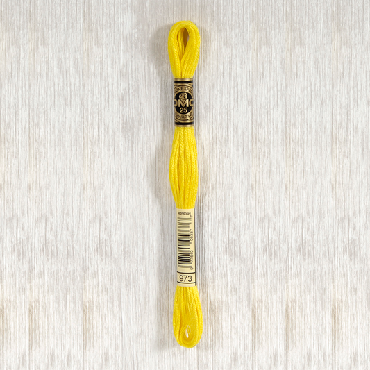 DMC 973 Bright Canary 6 Strand Embroidery Floss