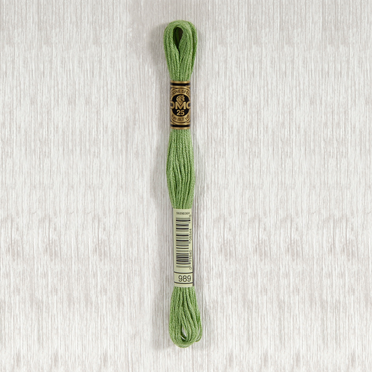 DMC 989 Forest Green 6 Strand Embroidery Floss