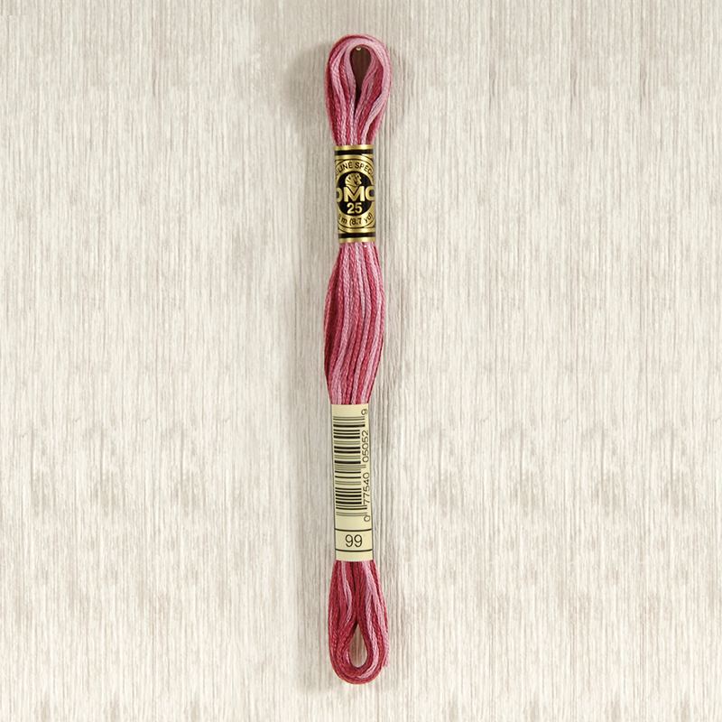 DMC 99 Variegated Mauve 6 Strand Embroidery Floss