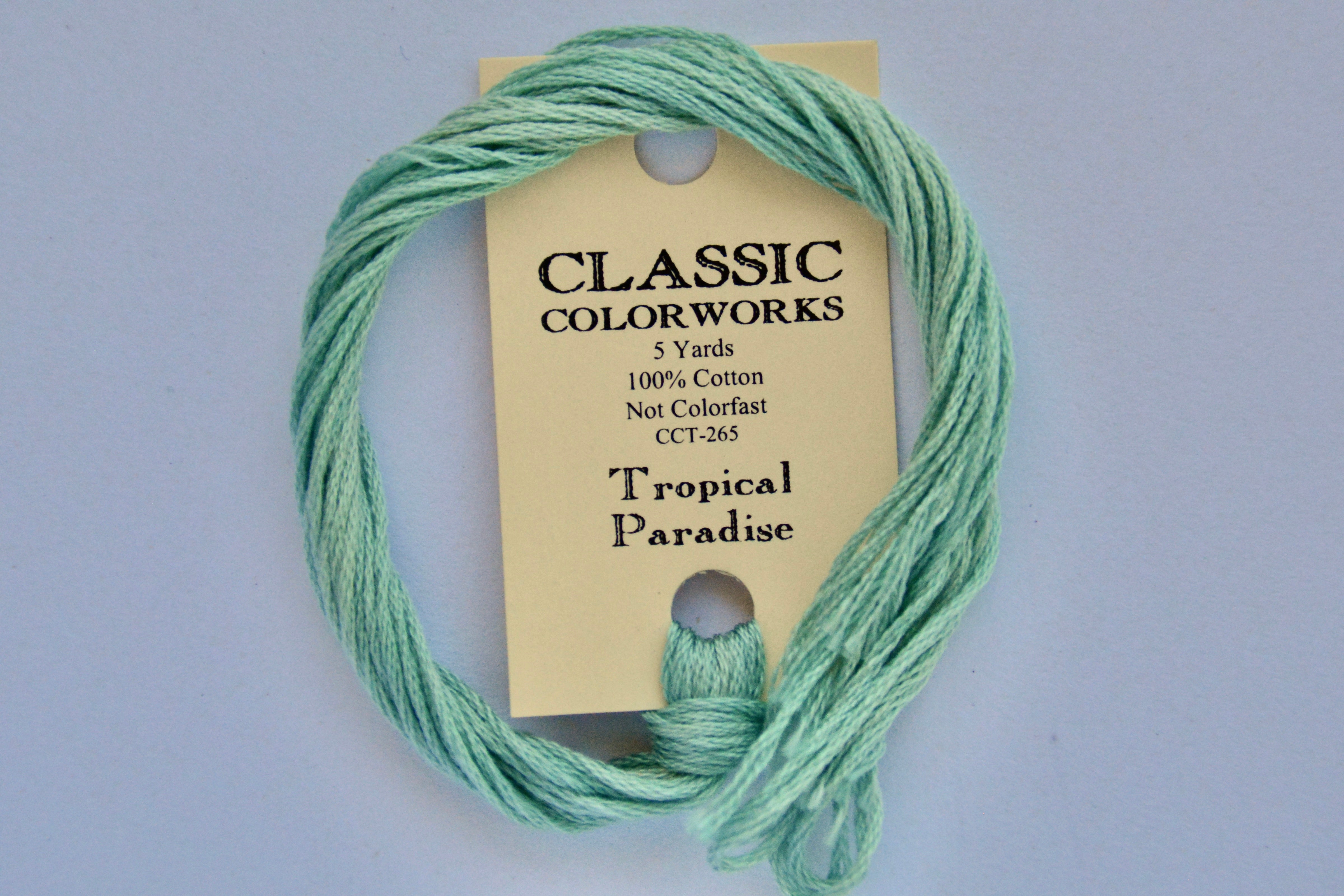 Classic Colorworks Tropical Paradise Classic Colorworks 6-Strand Hand-Dyed Embroidery Flo ...