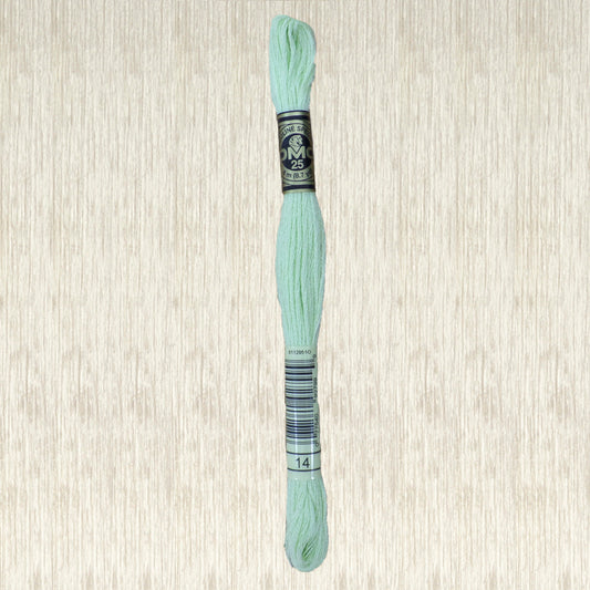 DMC 14 Pale Apple Green 6 Strand Embroidery Floss