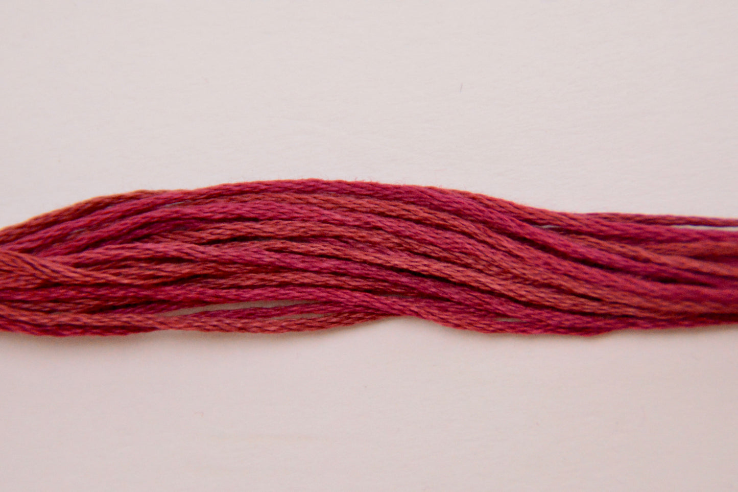 Raspberry 1336 Weeks Dye Works 6-Strand Hand-Dyed Embroidery Floss