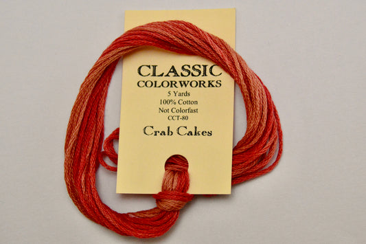 Crab Cakes Classic Colorworks 6 Strand Hand-Dyed Embroidery Floss