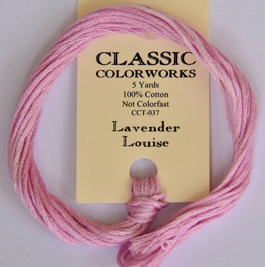 Lavender Louise Classic Colorworks 6-Strand Hand-Dyed Embroidery Floss