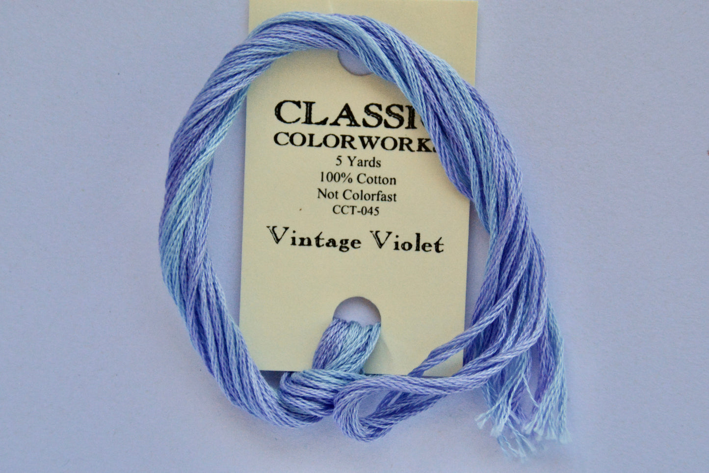 Vintage Violet Classic Colorworks 6-Strand Hand-Dyed Embroidery Floss