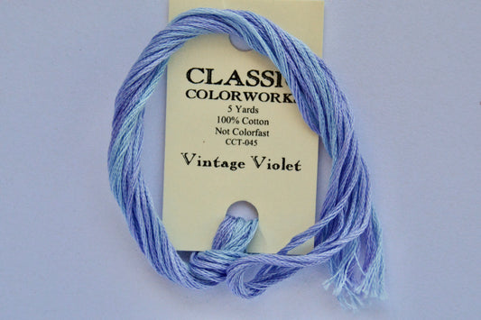 Vintage Violet Classic Colorworks 6-Strand Hand-Dyed Embroidery Floss