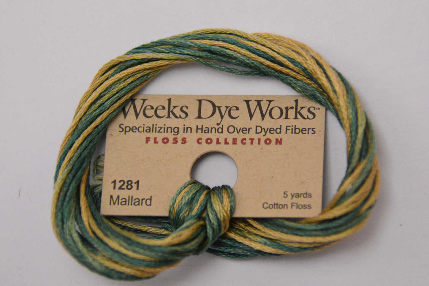 Mallard 1281 Weeks Dye Works 6-Strand Hand-Dyed Embroidery Floss