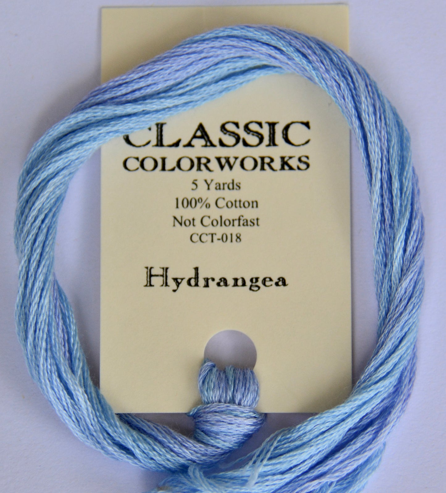 Hydrangea Classic Colorworks 6-Strand Hand-Dyed Embroidery Floss