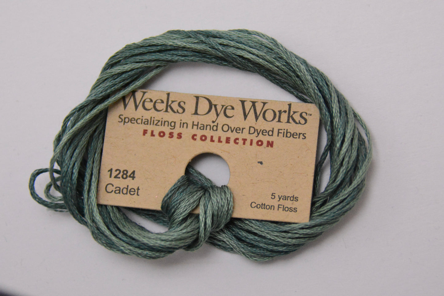 Cadet 1284 Weeks Dye Works 6-Strand Hand-Dyed Embroidery Floss