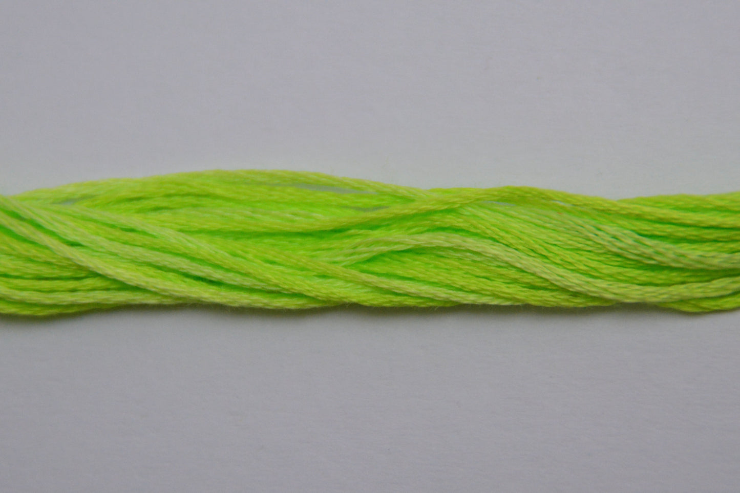 Chartreuse 2203 Weeks Dye Works 6-Strand Hand-Dyed Embroidery Floss