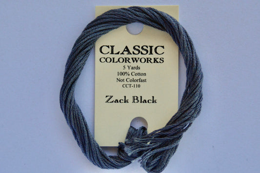 Zack Black Classic Colorworks 6-Strand Hand-Dyed Embroidery Floss