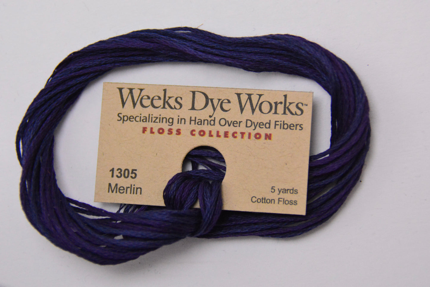Merlin 1305 Weeks Dye Works 6-Strand Hand-Dyed Embroidery Floss