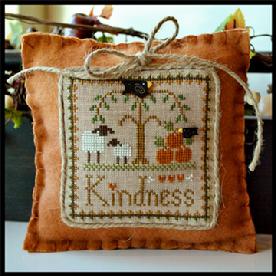 Little Sheep Virtue No.10 'Kindness' Cross Stitch Pattern Little House Needleworks