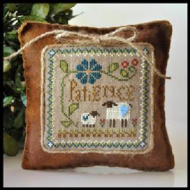 Little Sheep Virtue No.7 'Patience' Cross Stitch Pattern Little House Needleworks