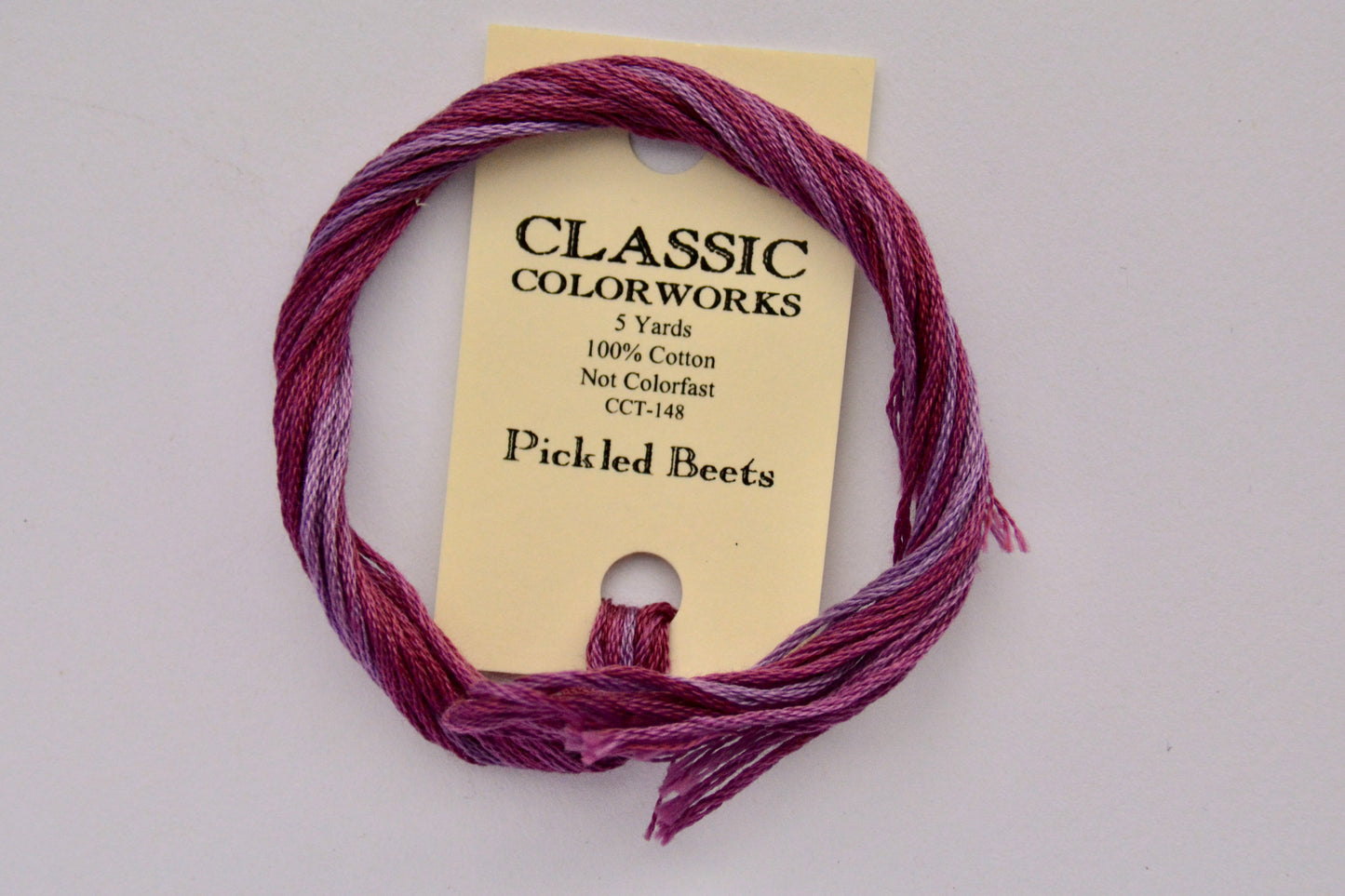 Pickled Beets Classic Colorworks 6-Strand Hand-Dyed Embroidery Floss