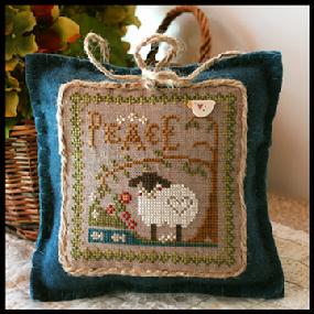 Little Sheep Virtue No.3 'Peace' Cross Stitch Pattern Little House Needleworks