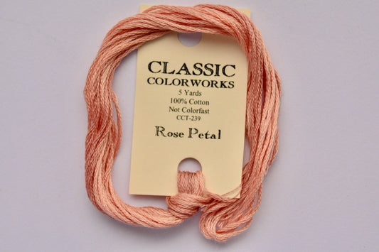 Rose Petal Classic Colorworks 6-Strand Hand-Dyed Embroidery Floss