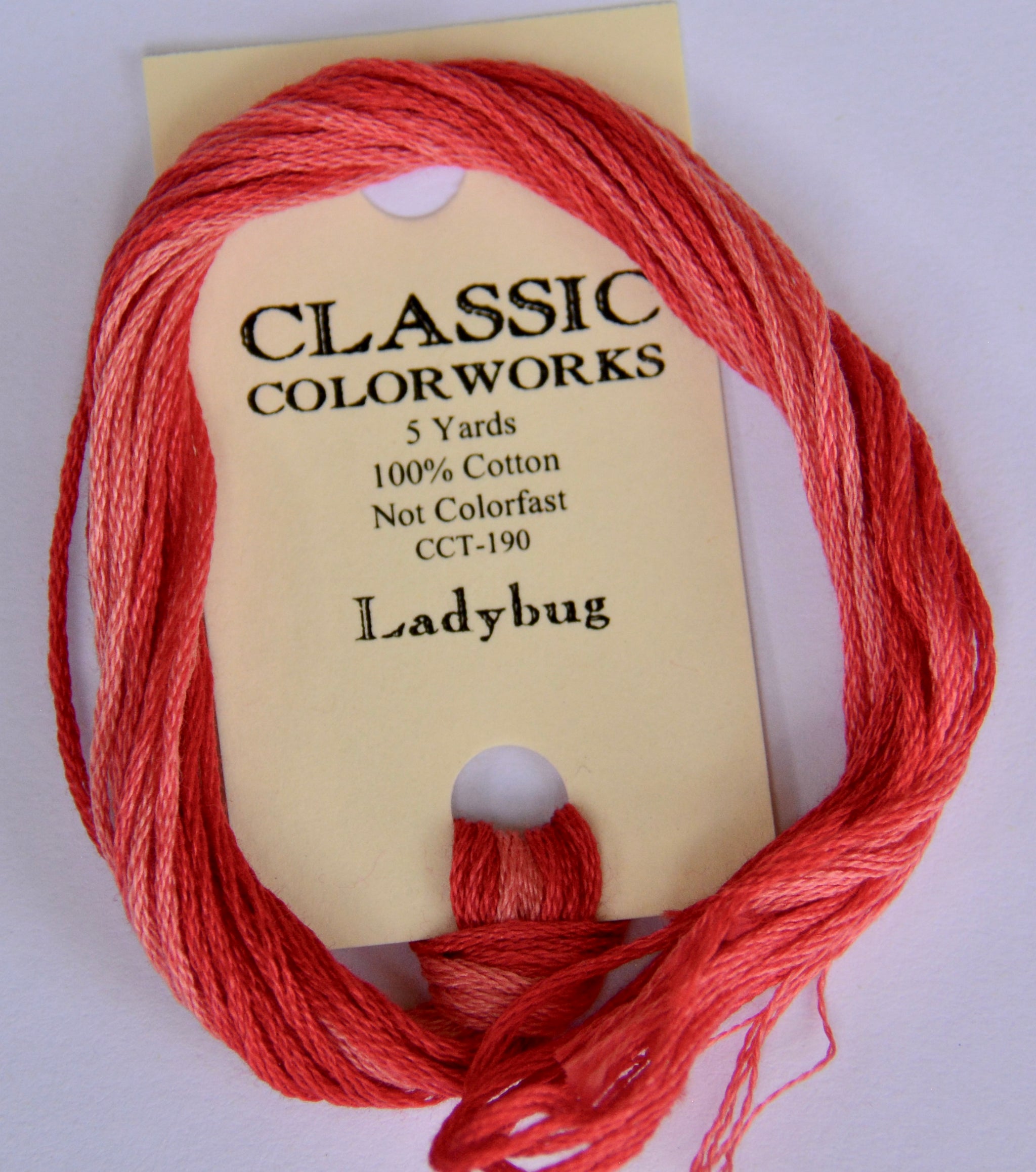 Ladybug Classic Colorworks 6Strand HandDyed Embroidery Floss The
