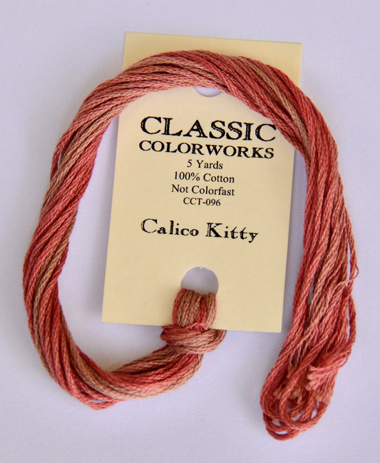 Calico Kitty Classic Colorworks 6-Strand Hand-Dyed Embroidery Floss