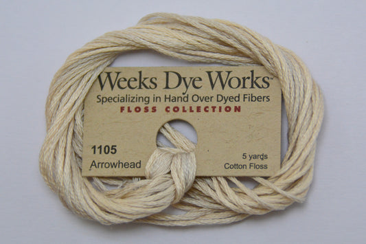 Arrowhead 1105 Weeks Dye Works 6-Strand Hand-Dyed Embroidery Floss