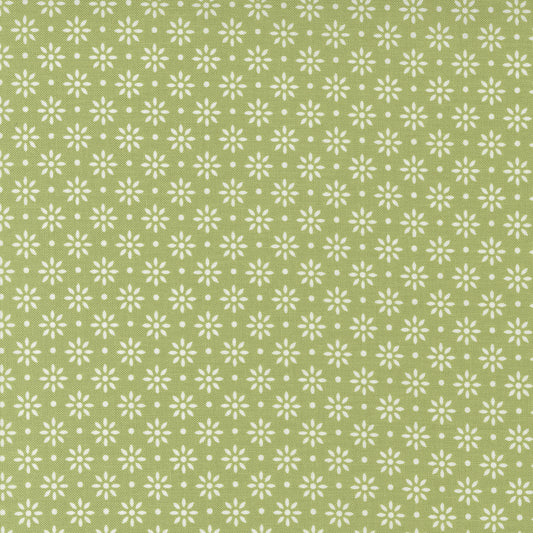 Emma Floret Chartreuse M3763416 by Sherri and Chelsi for Moda Fabrics (Sold in 25cm increments)