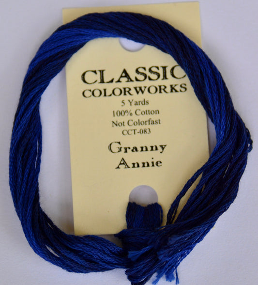 Granny Annie Classic Colorworks 6-Strand Hand-Dyed Embroidery Floss