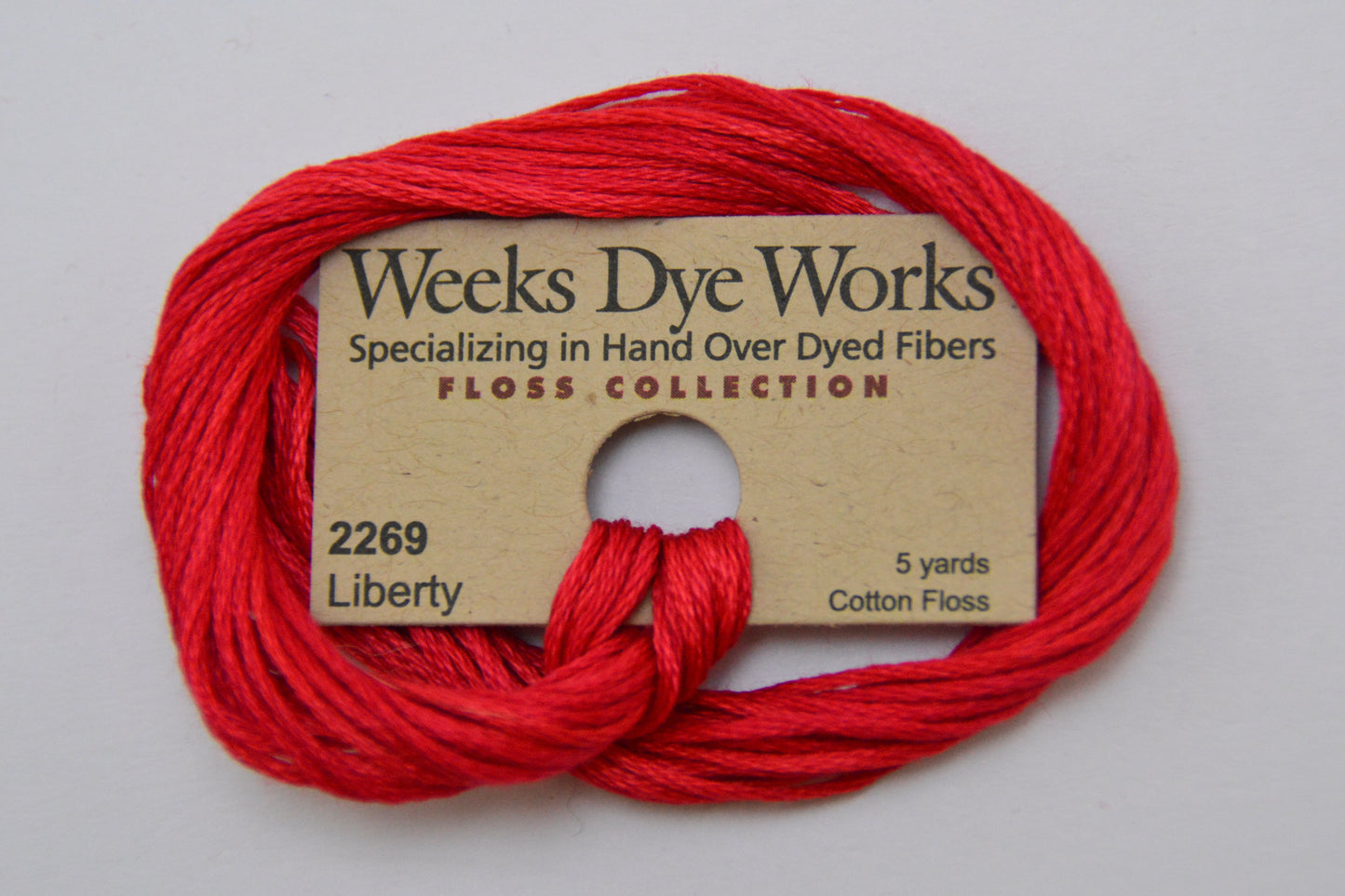 Liberty 2269 Weeks Dye Works 6-Strand Hand-Dyed Embroidery Floss