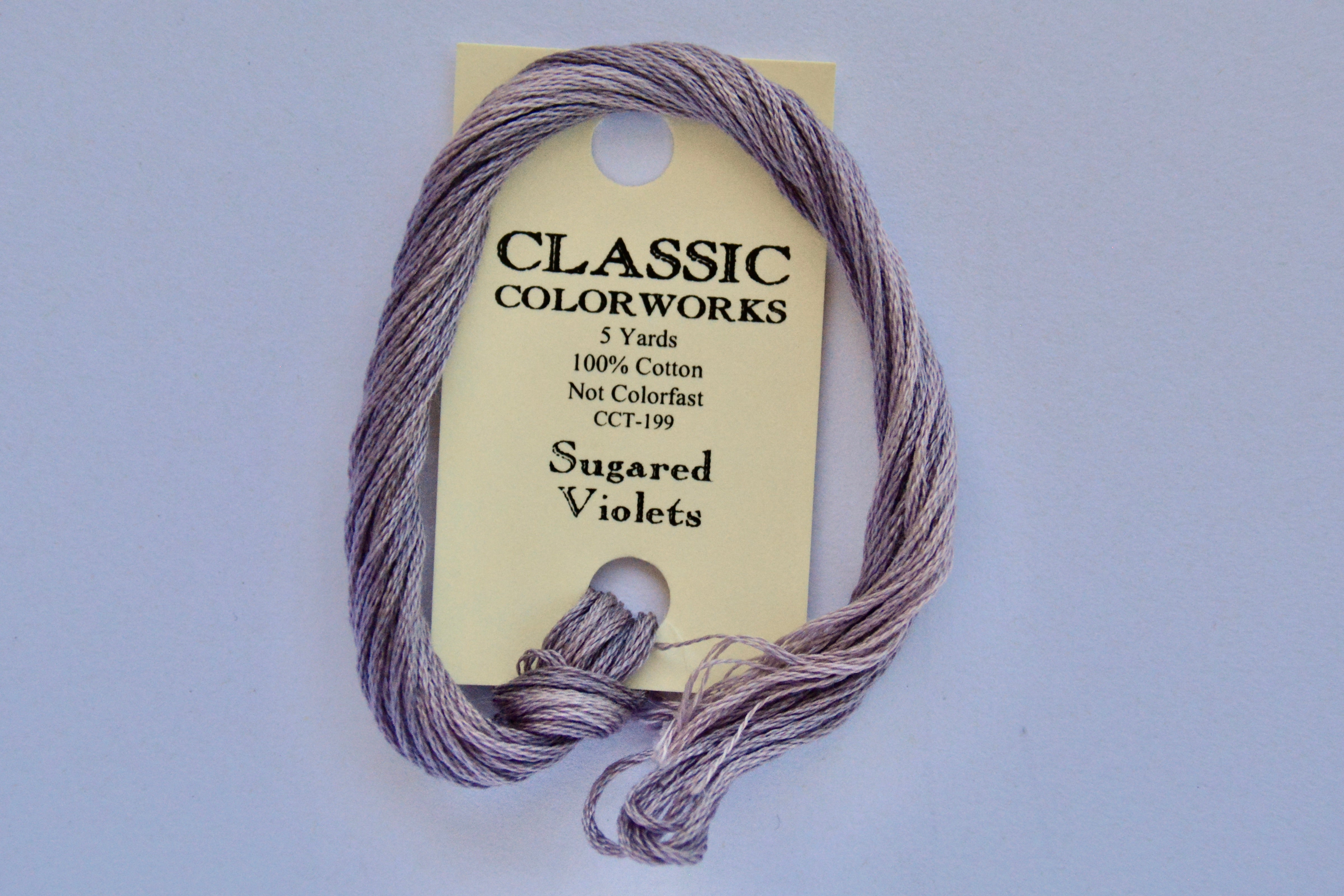 Sugared Violets Classic Colorworks 6-Strand Hand-Dyed Embroidery Floss ...
