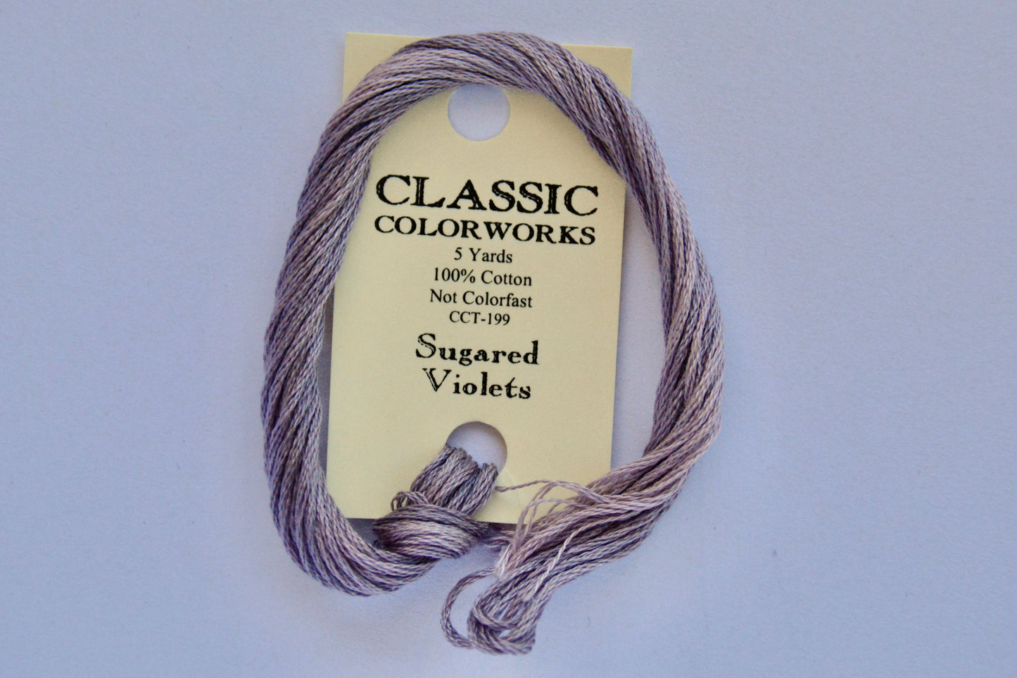 Sugared Violets Classic Colorworks 6-Strand Hand-Dyed Embroidery Floss