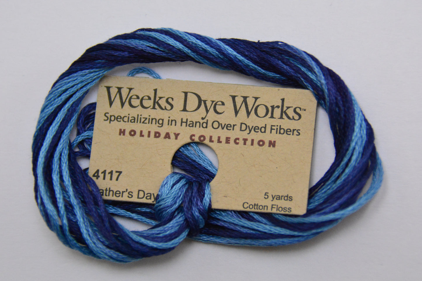 Father’s Day 4117 Weeks Dye Works 6-Strand Hand-Dyed Embroidery Floss