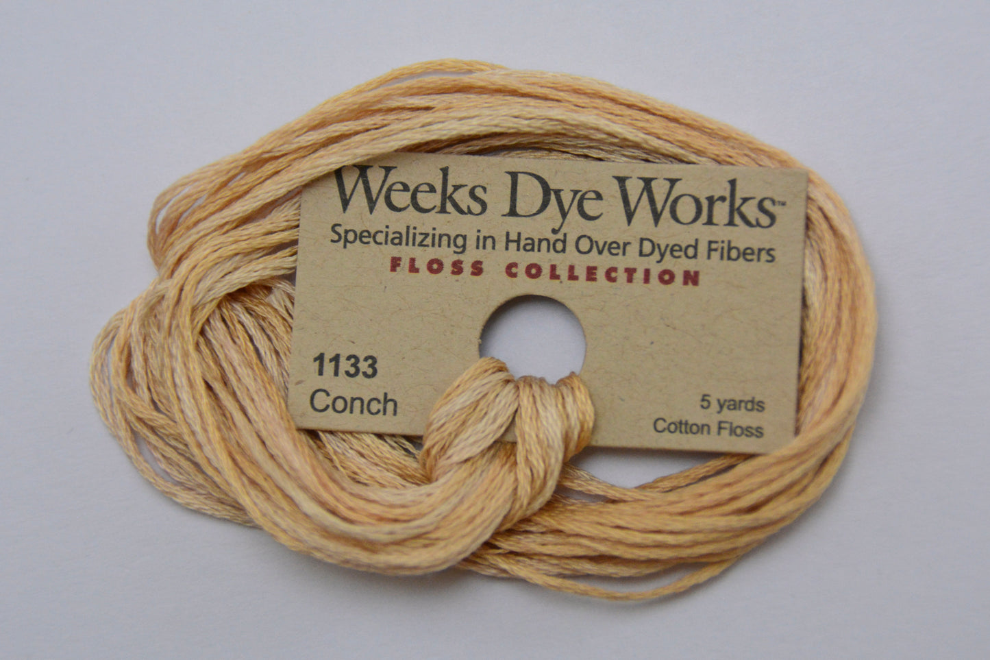 Conch 1133 Weeks Dye Works 6-Strand Hand-Dyed Embroidery Floss