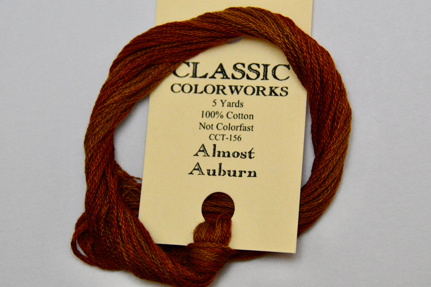 Almost Auburn Classic Colorworks 6 Strand Hand-Dyed Embroidery Floss