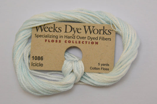 Icicle 1086 Weeks Dye Works 6-Strand Hand-Dyed Embroidery Floss