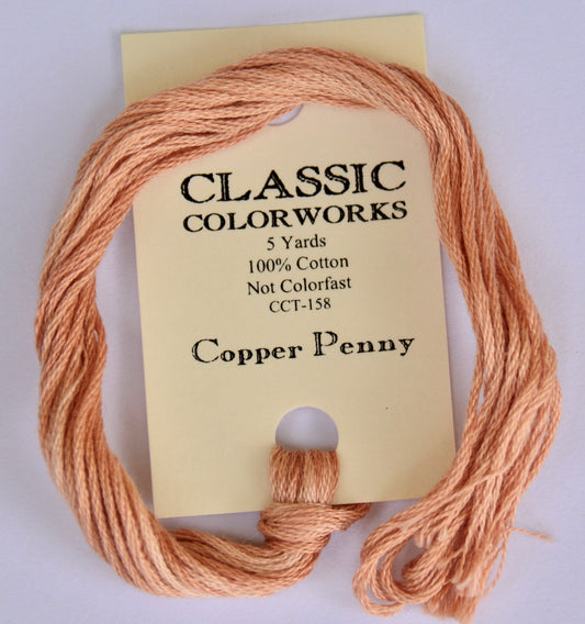 Copper Penny Classic Colorworks 6-Strand Hand-Dyed Embroidery Floss