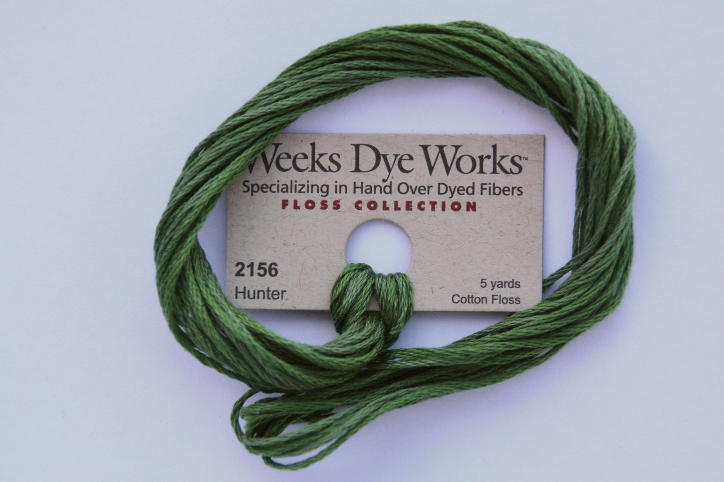 Hunter 2156 Weeks Dye Works 6-Strand Hand-Dyed Embroidery Floss