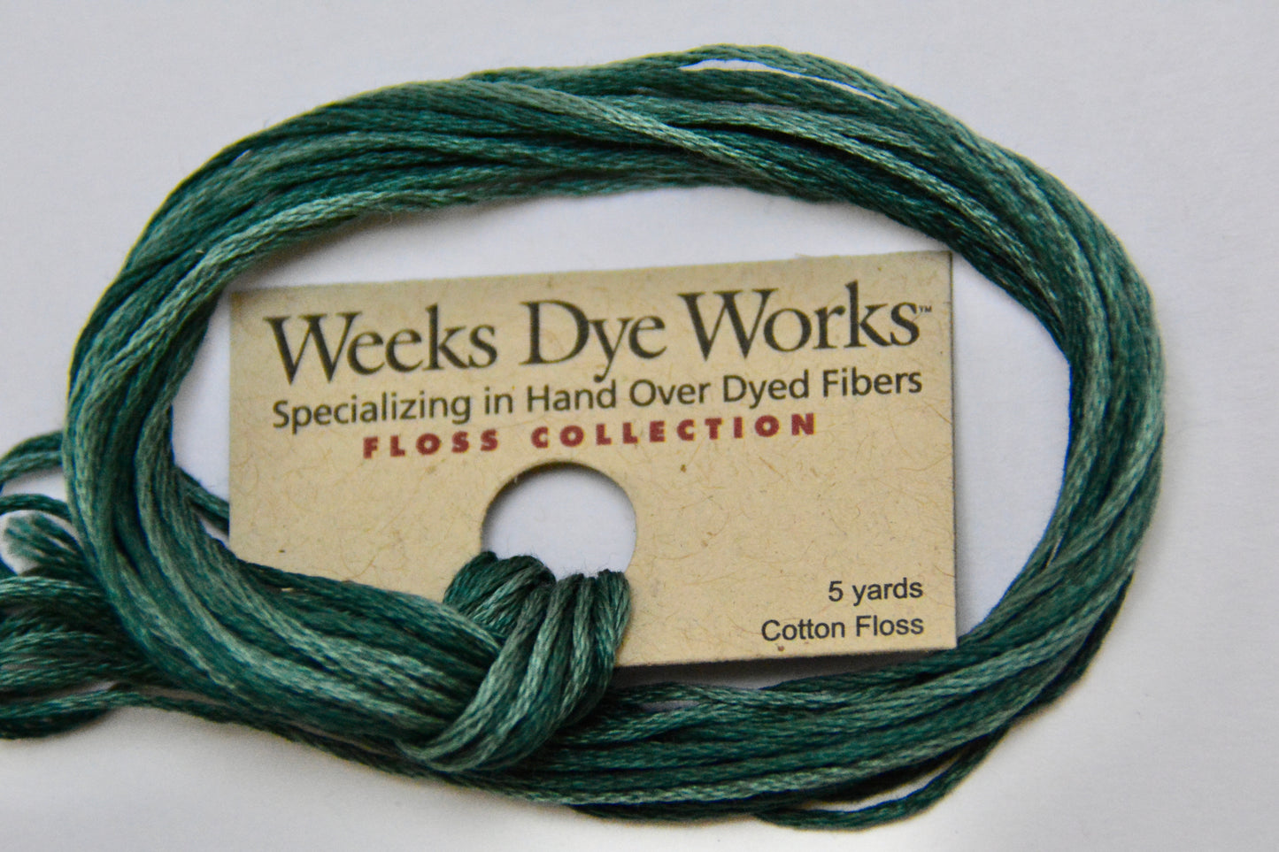 Cypress 2153 Weeks Dye Works 6-Strand Hand-Dyed Embroidery Floss