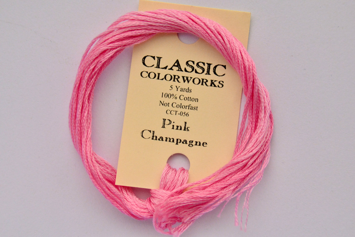 Pink Champagne Classic Colorworks 6-Strand Hand-Dyed Embroidery Floss