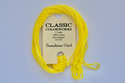 Sunshine Girl Classic Colorworks 6-Strand Hand-Dyed Embroidery Floss