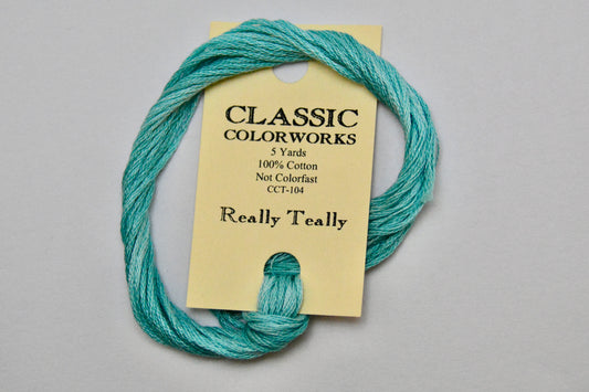 Really Teally Classic Colorworks 6 Strand Hand-Dyed Embroidery Floss