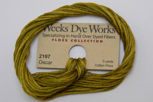 Oscar 2197 Weeks Dye Works 6-Strand Hand-Dyed Embroidery Floss