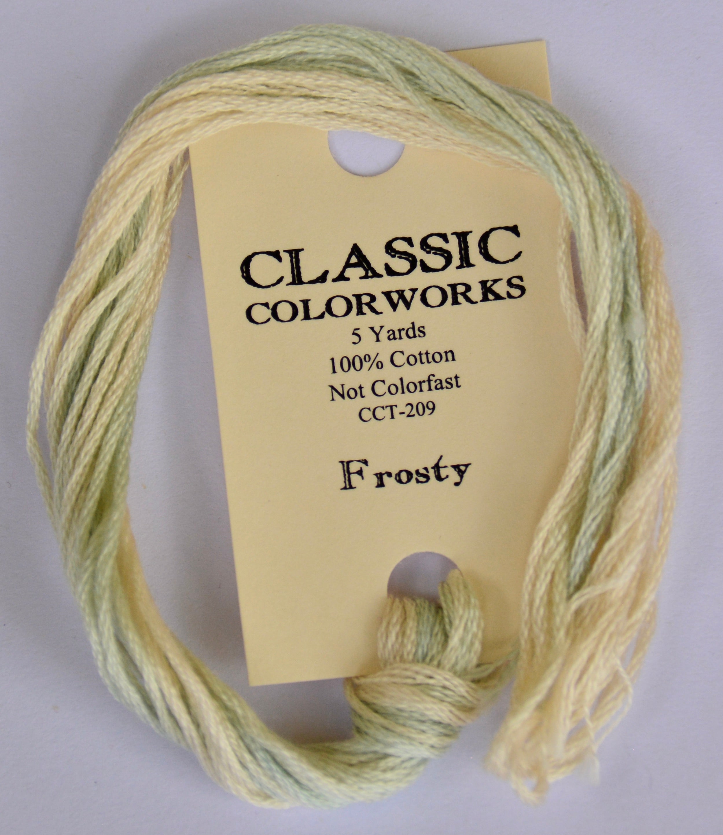 Classic Colorworks Frosty Classic Colorworks 6-Strand Hand-Dyed Embroidery Floss – The ...