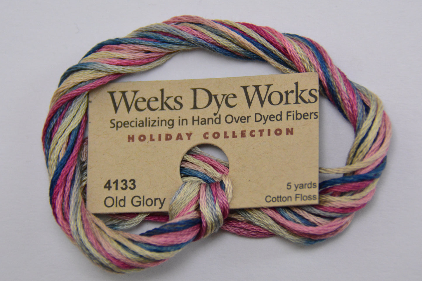 Old Glory 4133 Weeks Dye Works 6-Strand Hand-Dyed Embroidery Floss